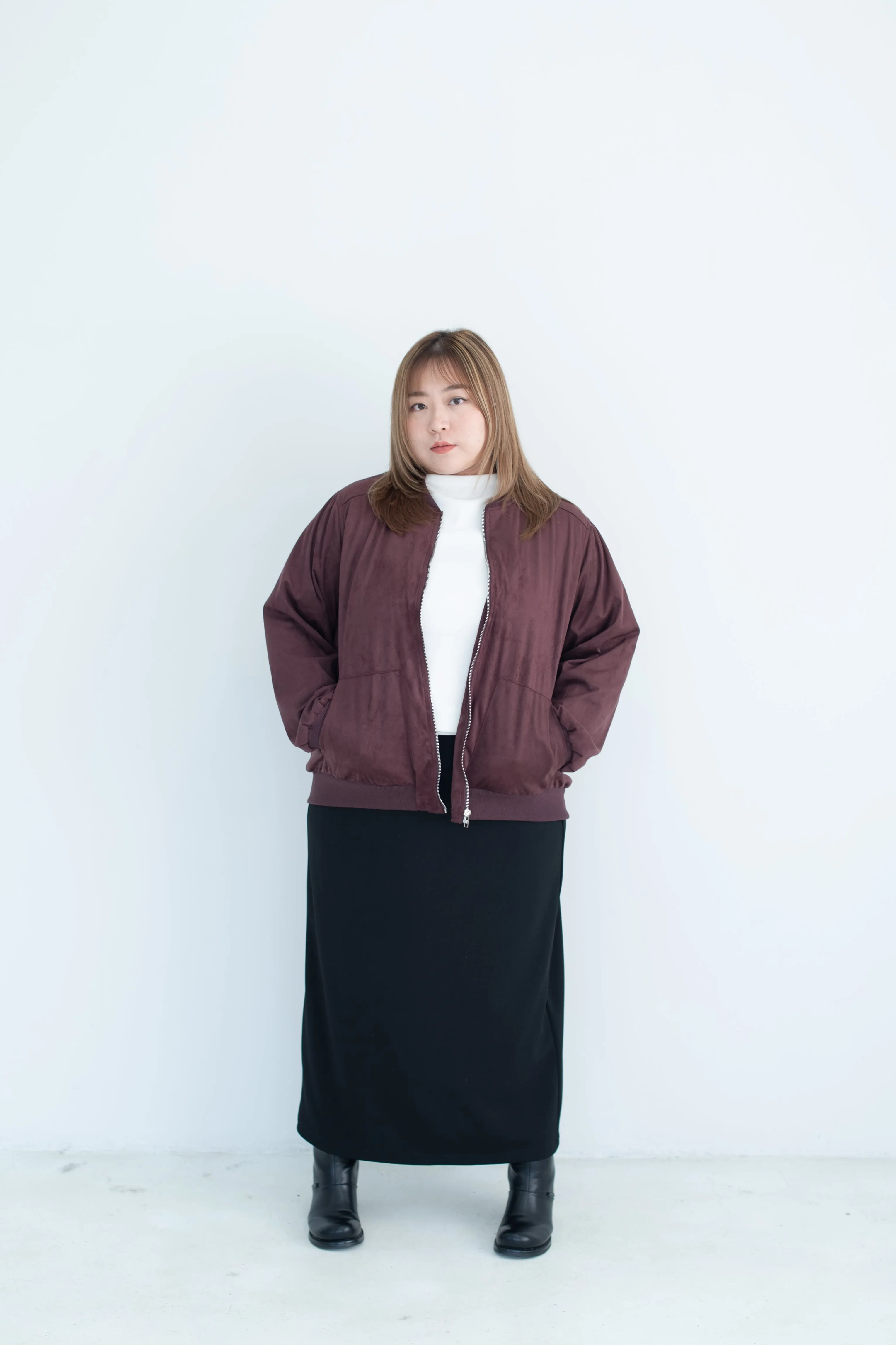 Maxi Pencil Skirt In Black
