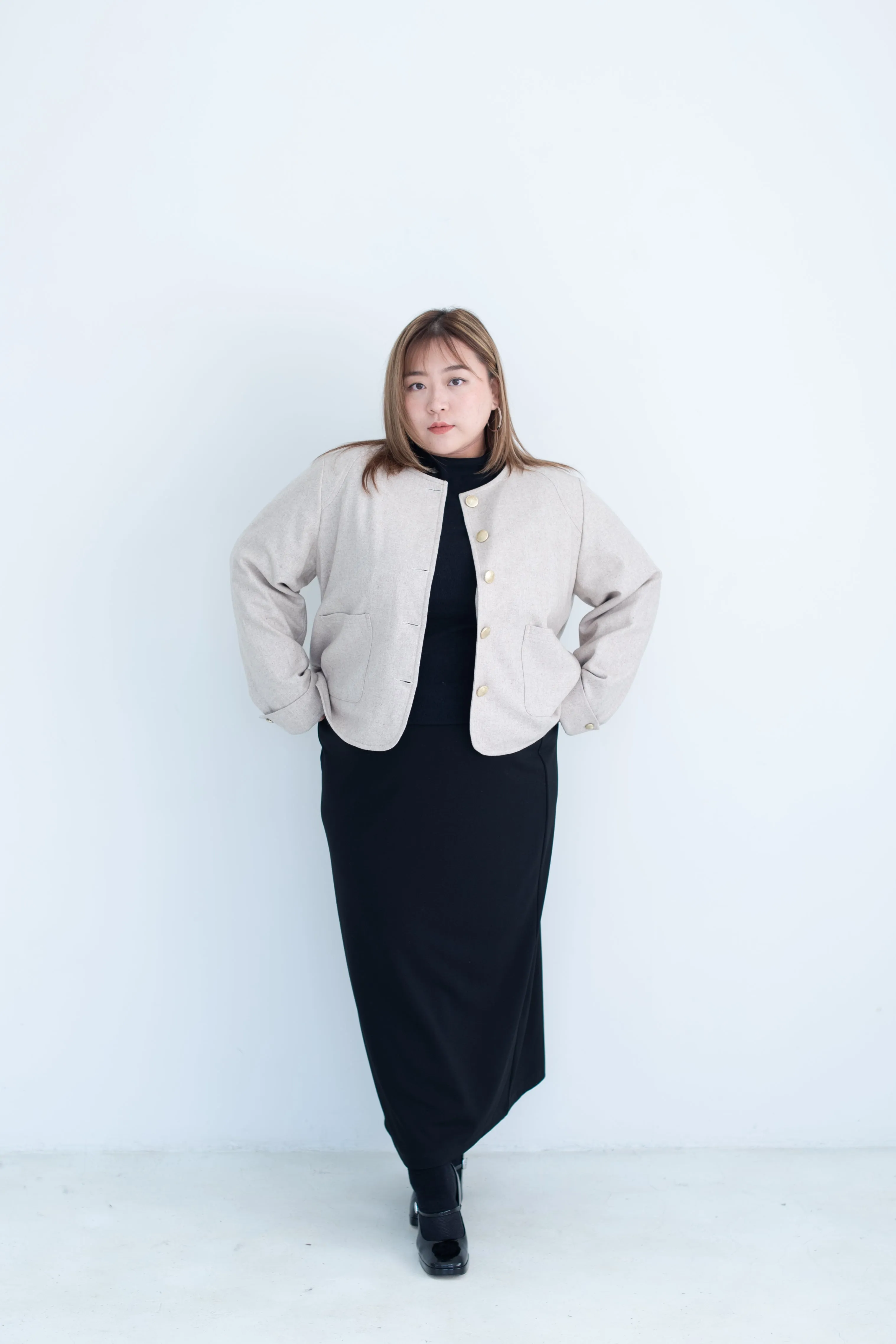 Maxi Pencil Skirt In Black