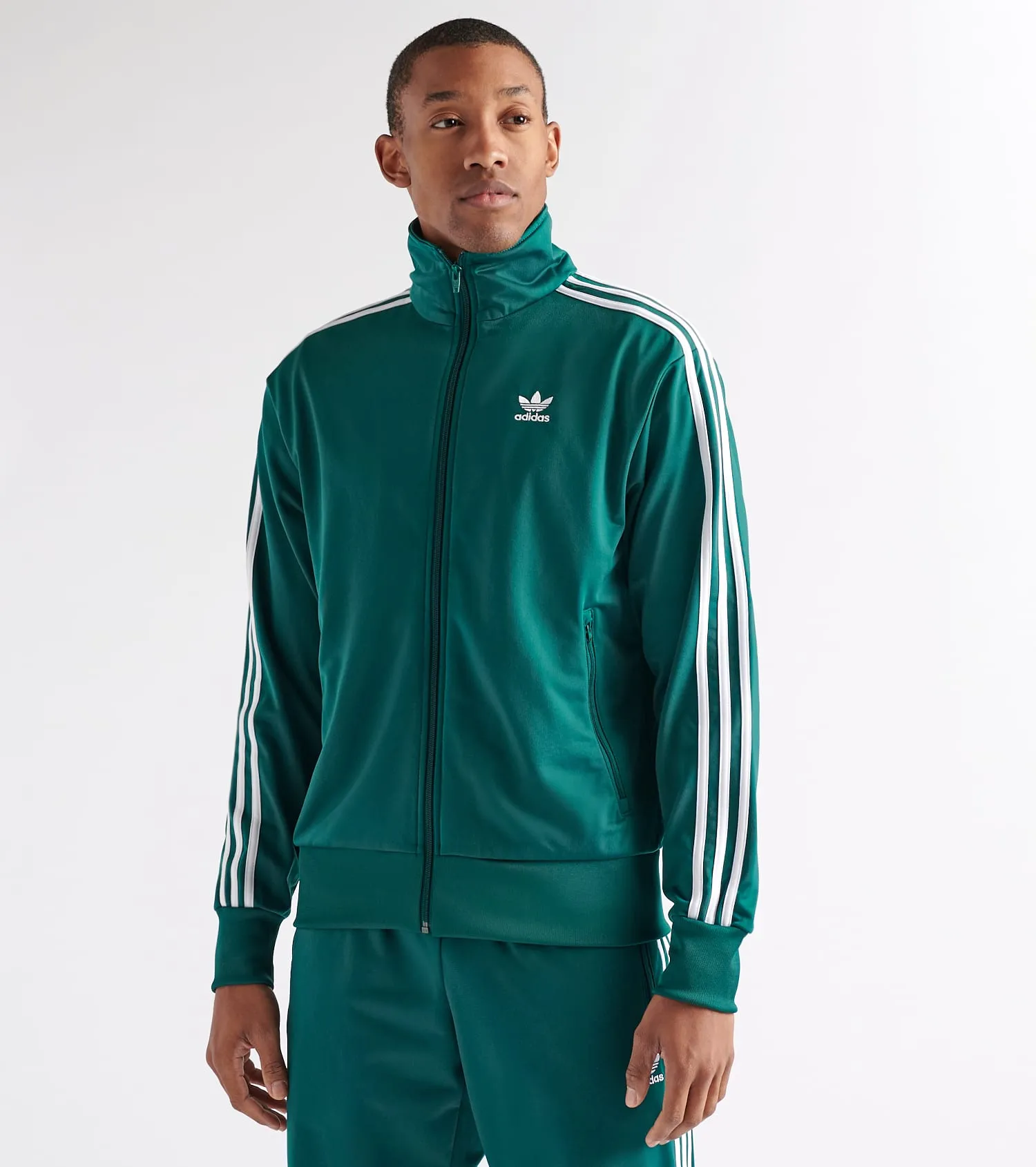 Men's Adidas Firebird Track Jacket (Green)