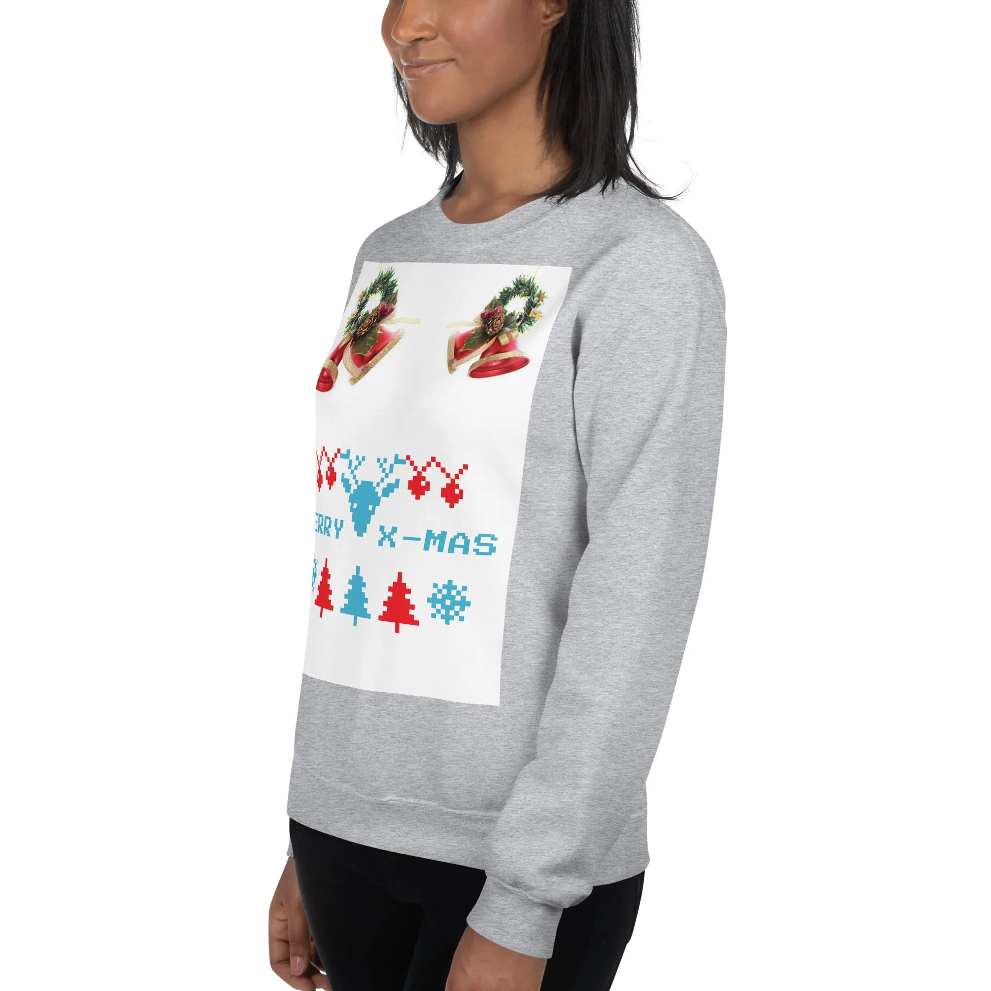 Merry X-Mas Sweatshirt (Glamourange Christmas Sweatshirt Womens)