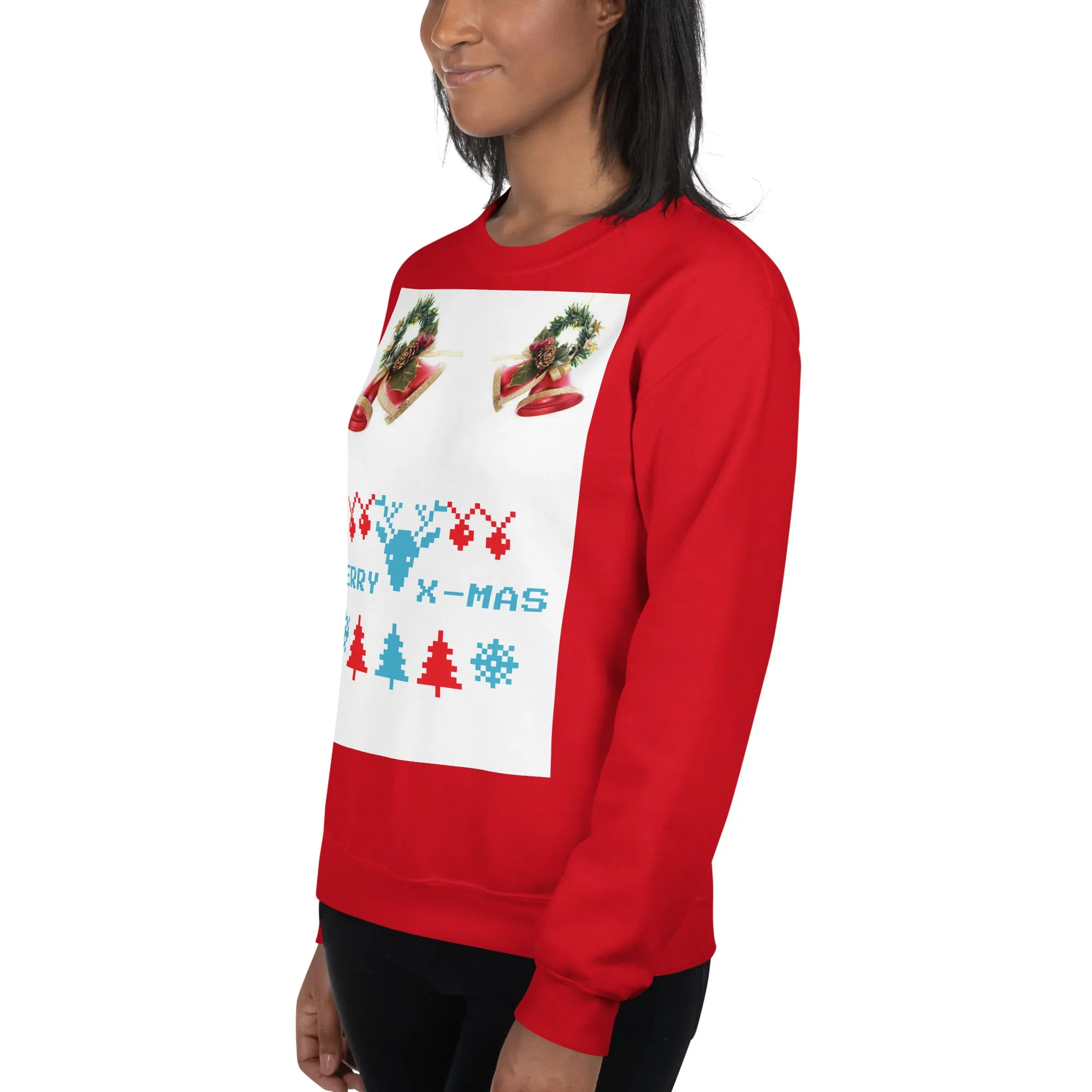 Merry X-Mas Sweatshirt (Glamourange Christmas Sweatshirt Womens)