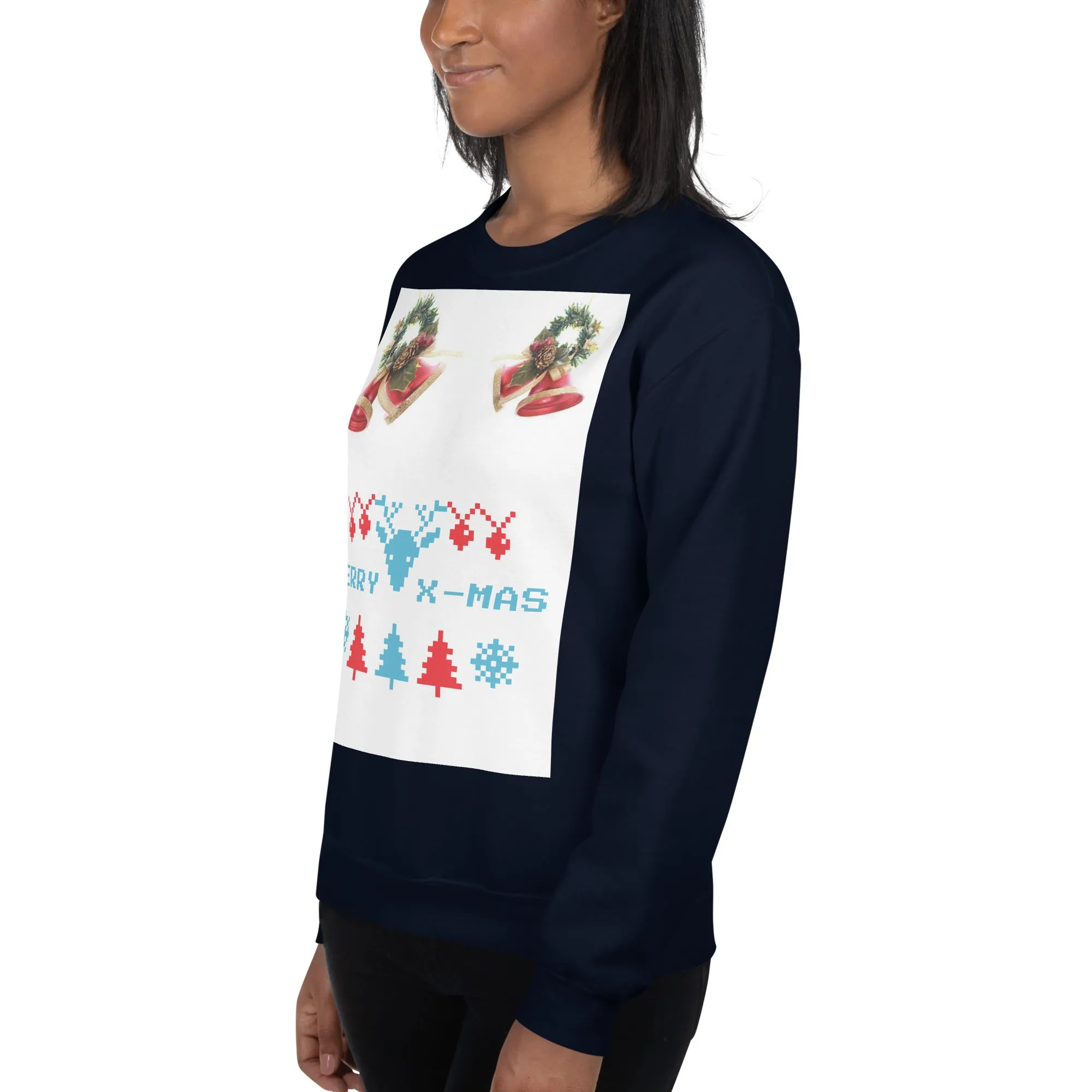 Merry X-Mas Sweatshirt (Glamourange Christmas Sweatshirt Womens)