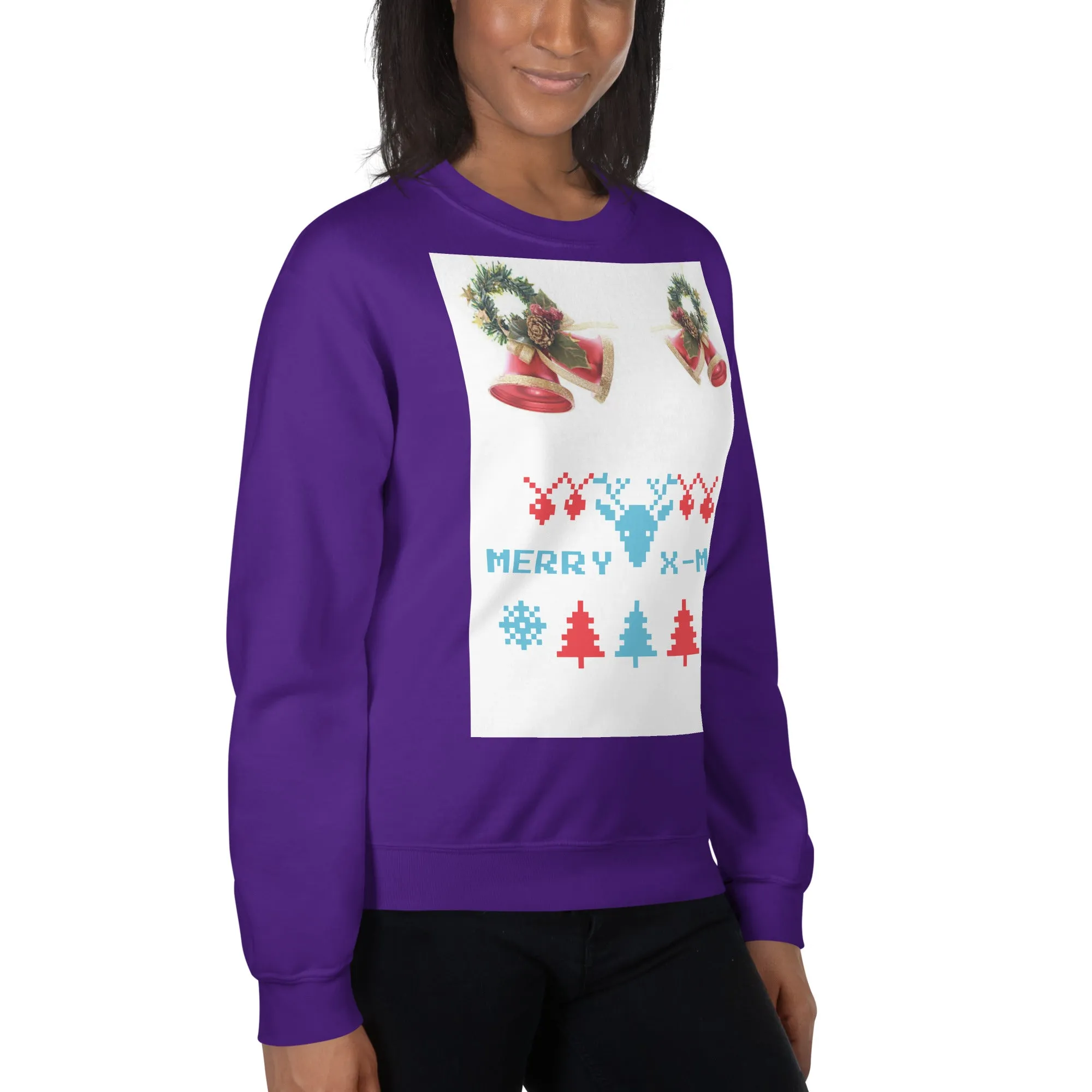 Merry X-Mas Sweatshirt (Glamourange Christmas Sweatshirt Womens)