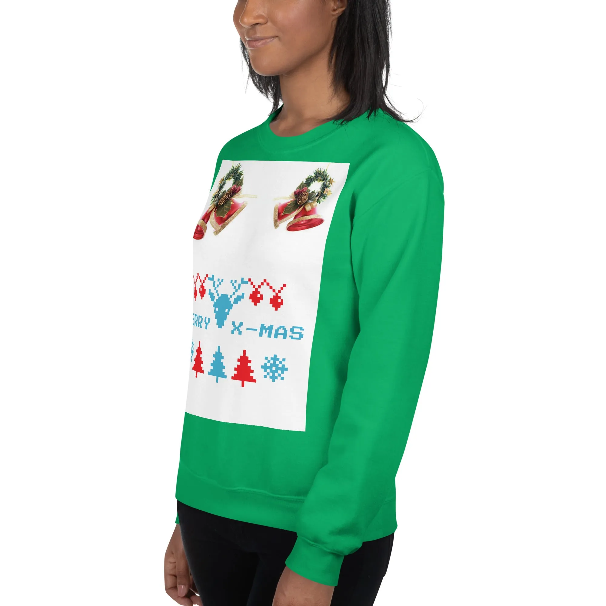 Merry X-Mas Sweatshirt (Glamourange Christmas Sweatshirt Womens)