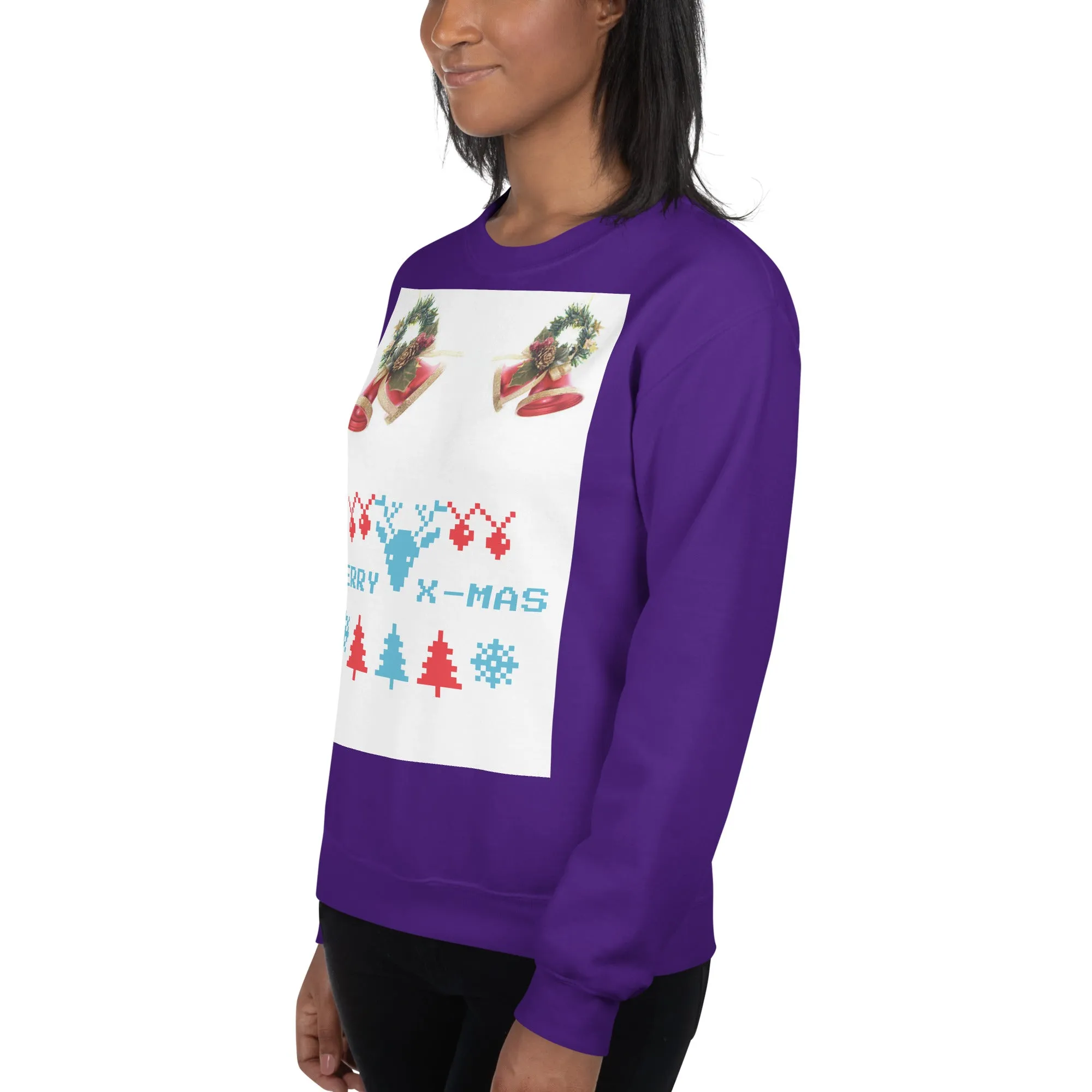Merry X-Mas Sweatshirt (Glamourange Christmas Sweatshirt Womens)