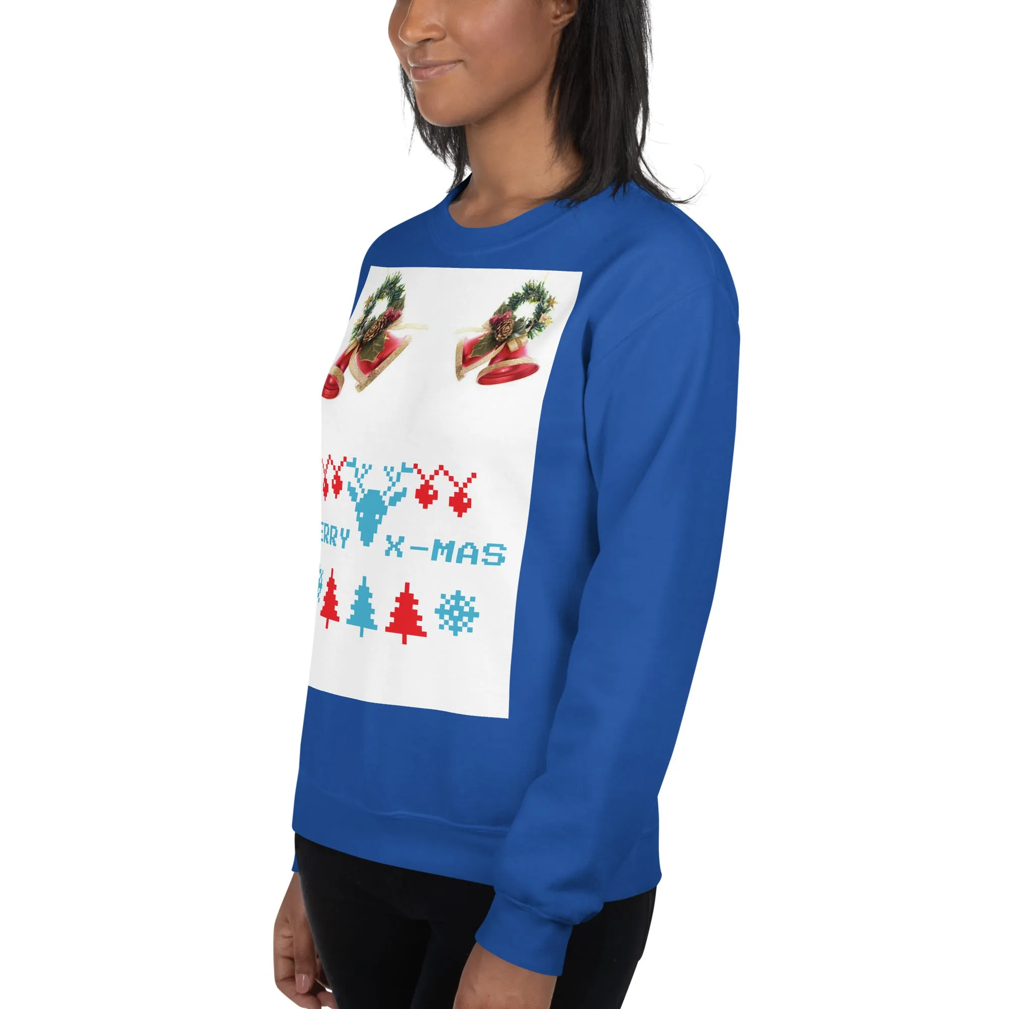 Merry X-Mas Sweatshirt (Glamourange Christmas Sweatshirt Womens)