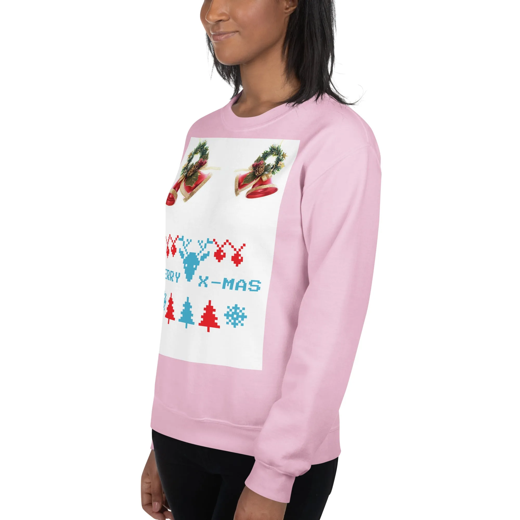 Merry X-Mas Sweatshirt (Glamourange Christmas Sweatshirt Womens)