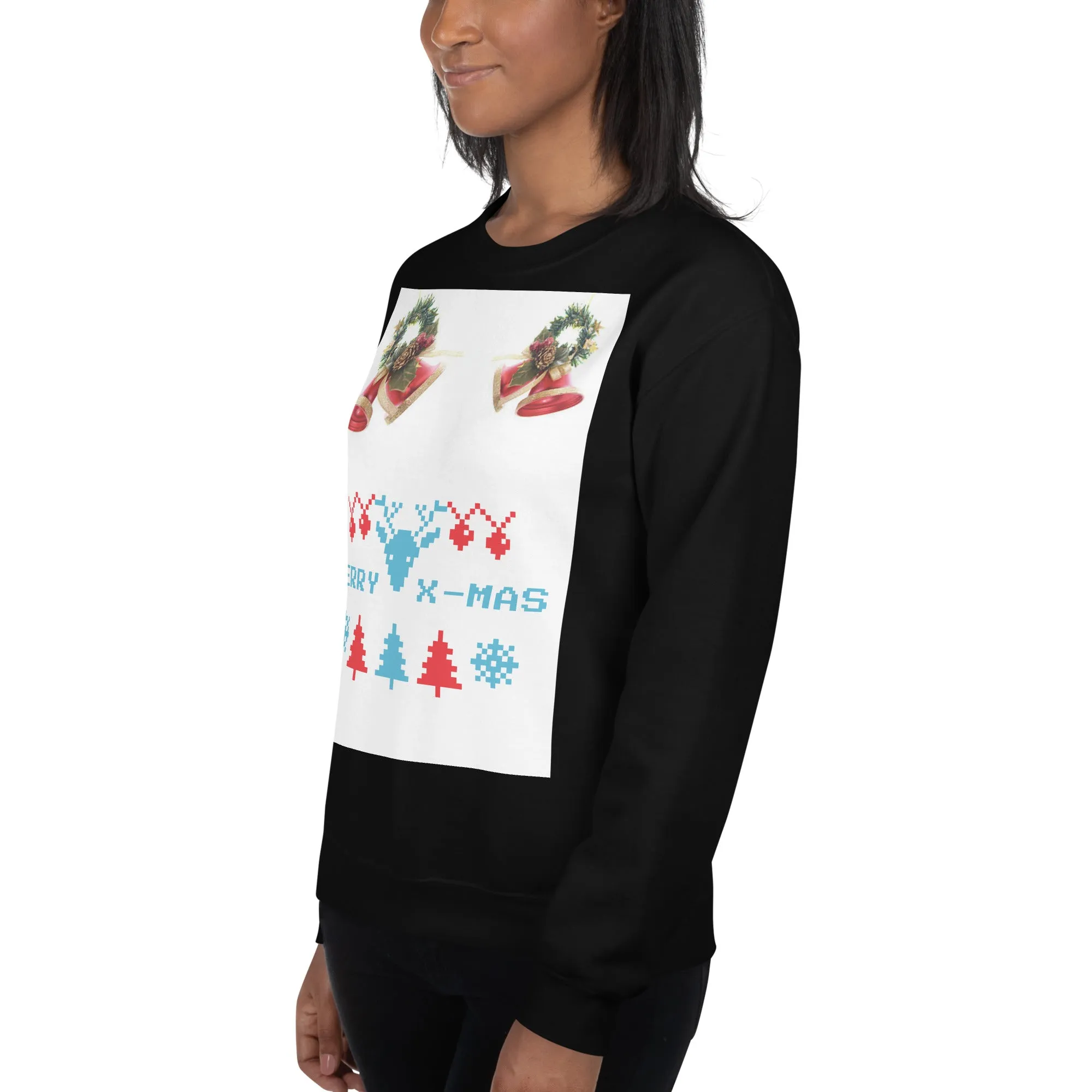 Merry X-Mas Sweatshirt (Glamourange Christmas Sweatshirt Womens)