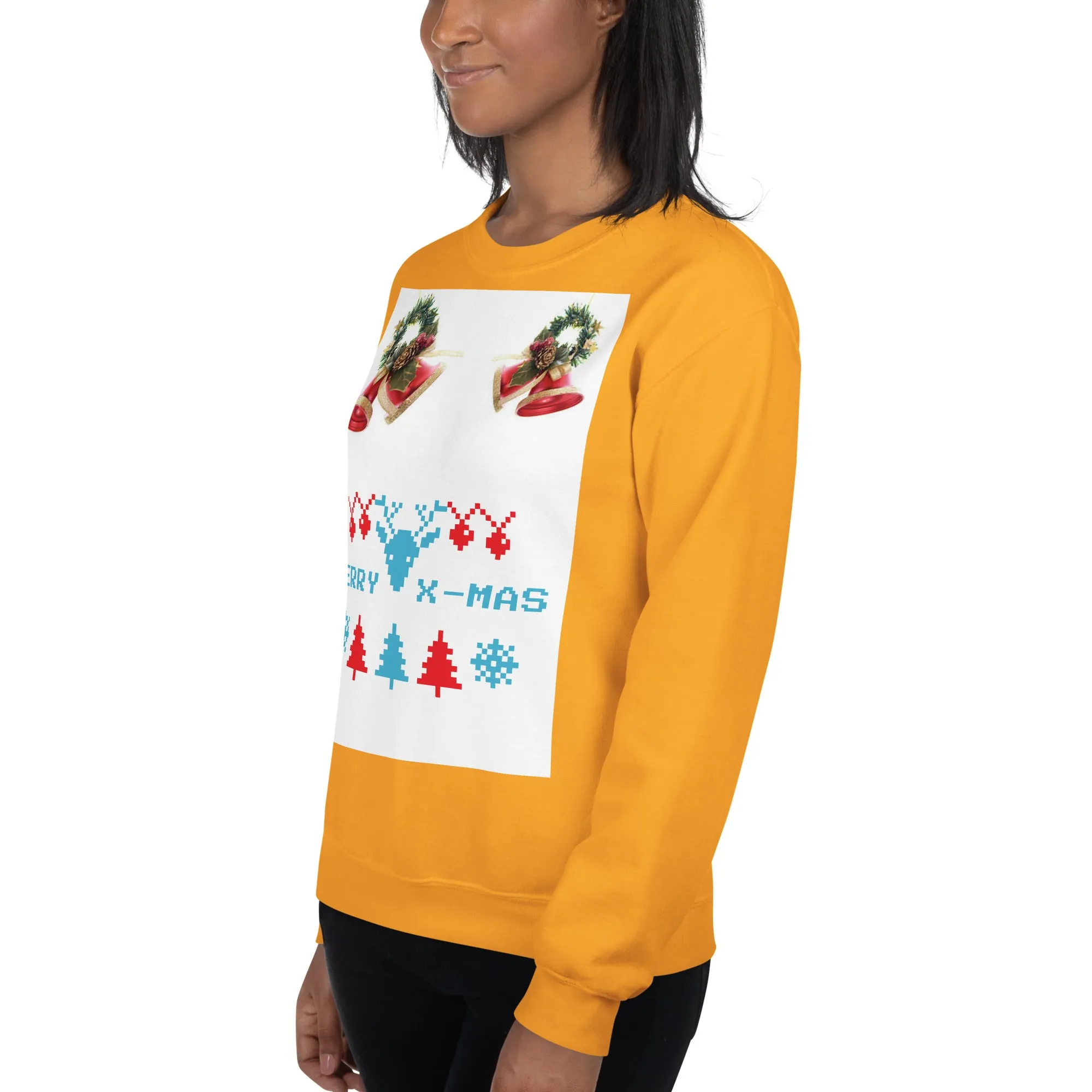 Merry X-Mas Sweatshirt (Glamourange Christmas Sweatshirt Womens)