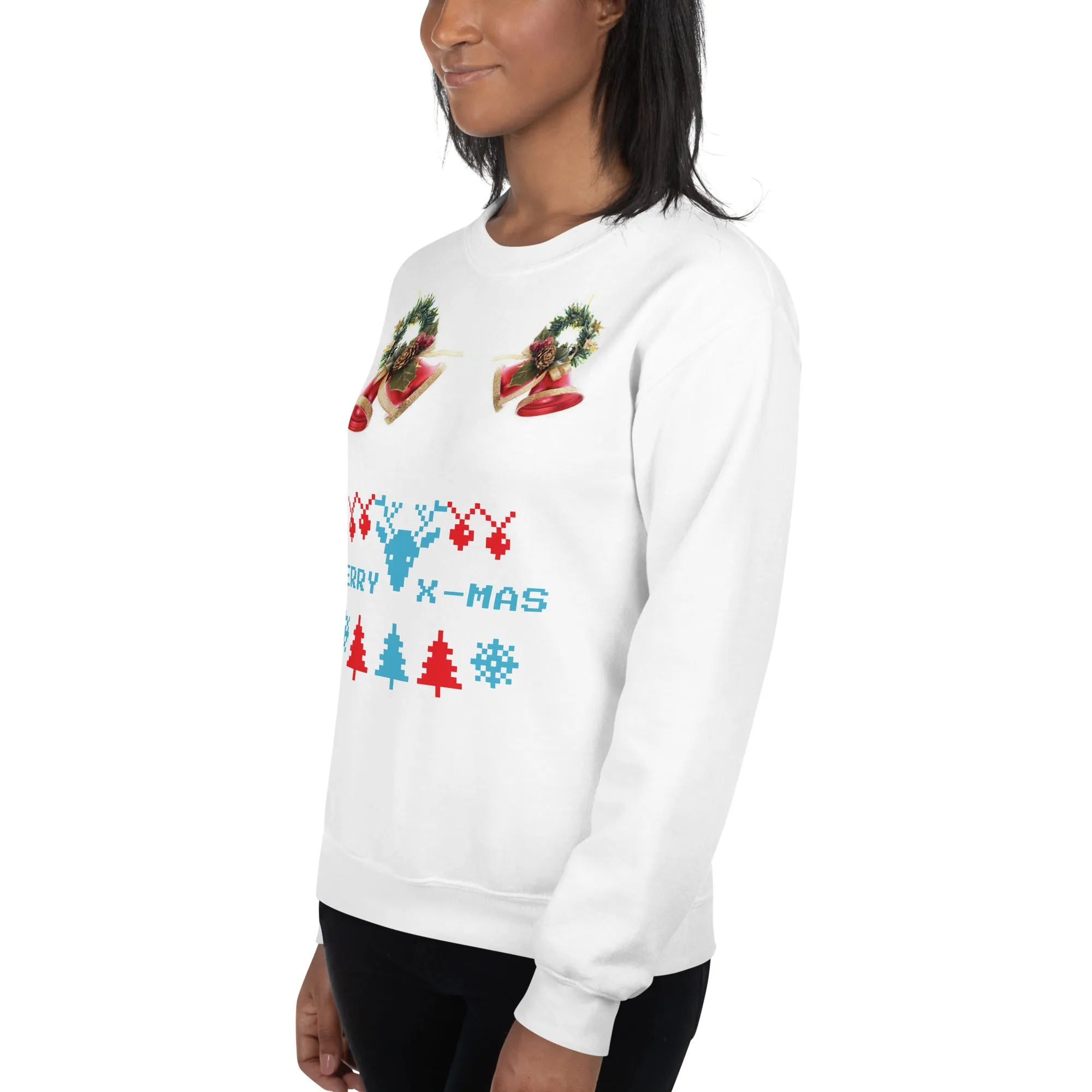 Merry X-Mas Sweatshirt (Glamourange Christmas Sweatshirt Womens)