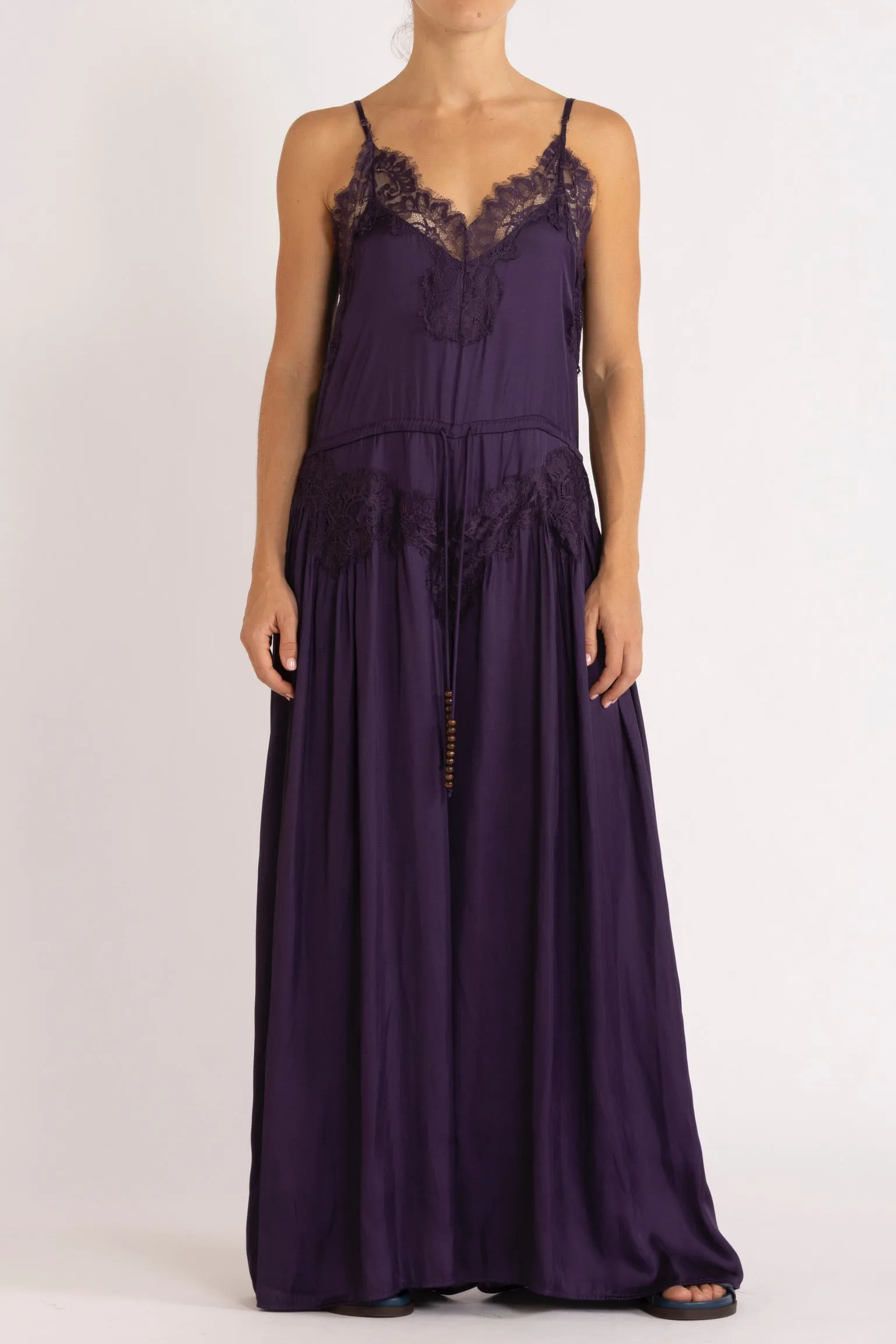 Mimi Jumpsuit with Lace Trim