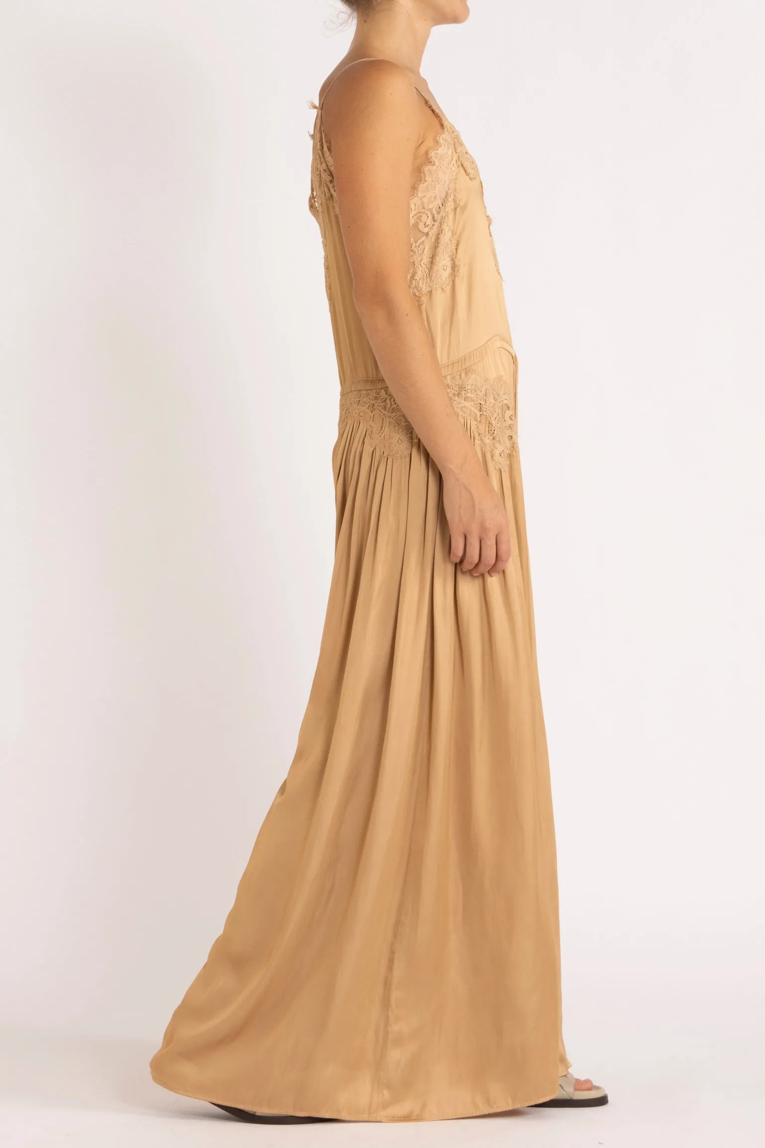 Mimi Jumpsuit with Lace Trim