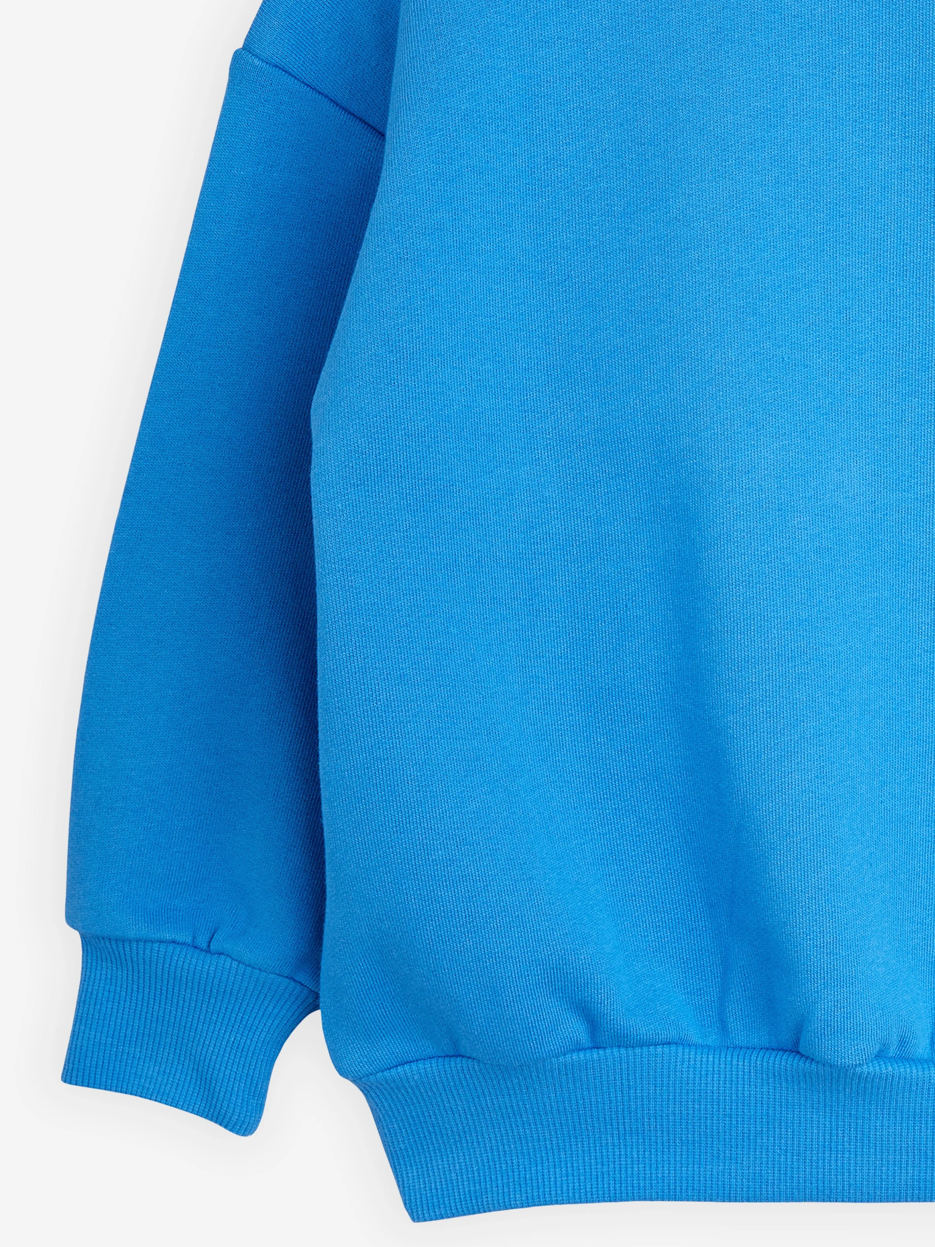 Mini Rodini Kids Hike Sweatshirt in Blue