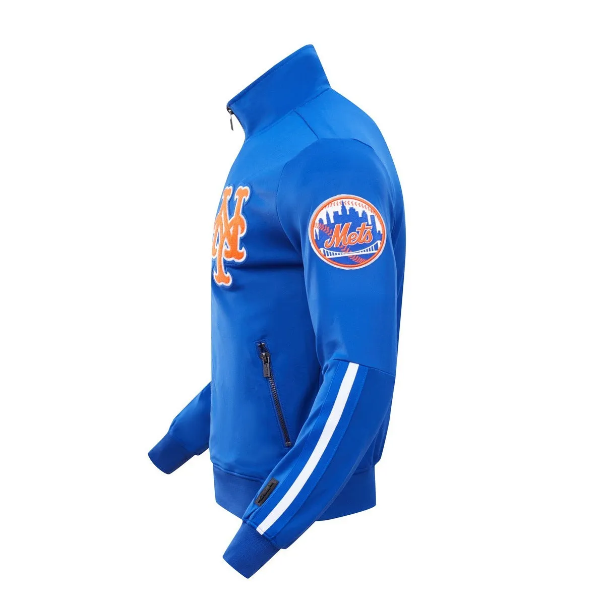 MLB NEW YORK METS CLASSIC MEN'S TRACK JACKET (ROYAL BLUE)