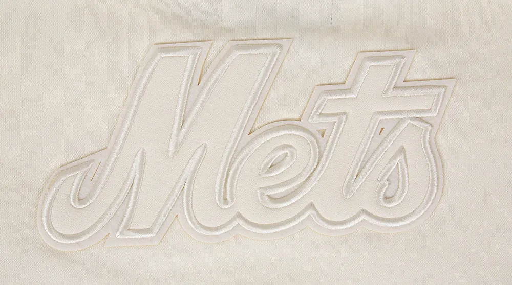 MLB NEW YORK METS NEUTRAL WOMEN'S CREWNECK (EGGSHELL)