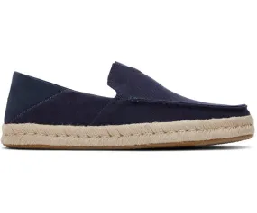 M's Alonso Loafer Rope Heritage Canvas/Suede - Navy