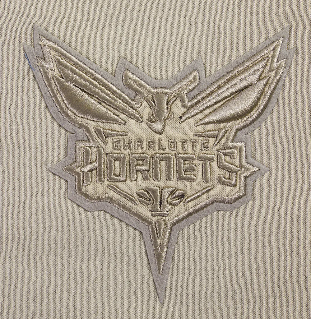 NBA CHARLOTTE HORNETS NEUTRAL WOMEN'S CREWNECK (TAUPE)