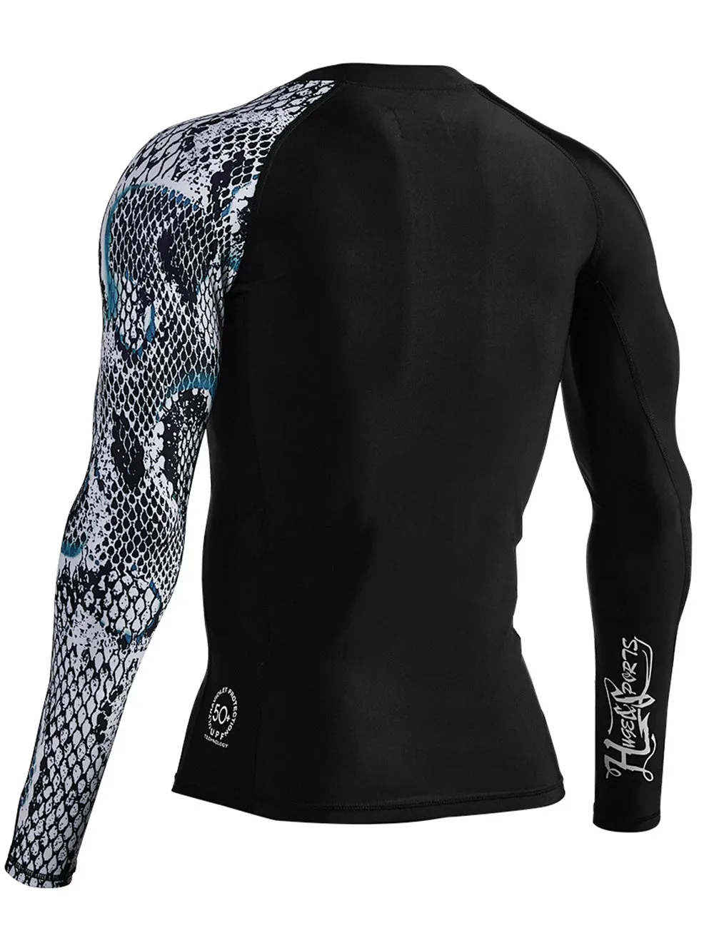 One for All Essential Long-Sleeves Rash Guard Champ - Snake Scale