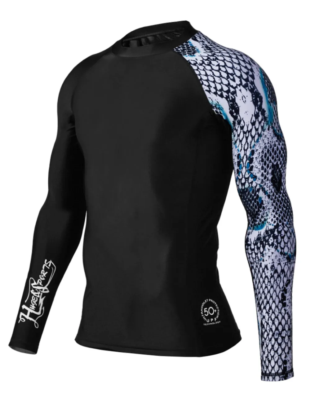 One for All Essential Long-Sleeves Rash Guard Champ - Snake Scale