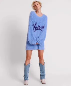 One Teaspoon Fluffy Cornflower Howdy Sweater - FINAL SALE