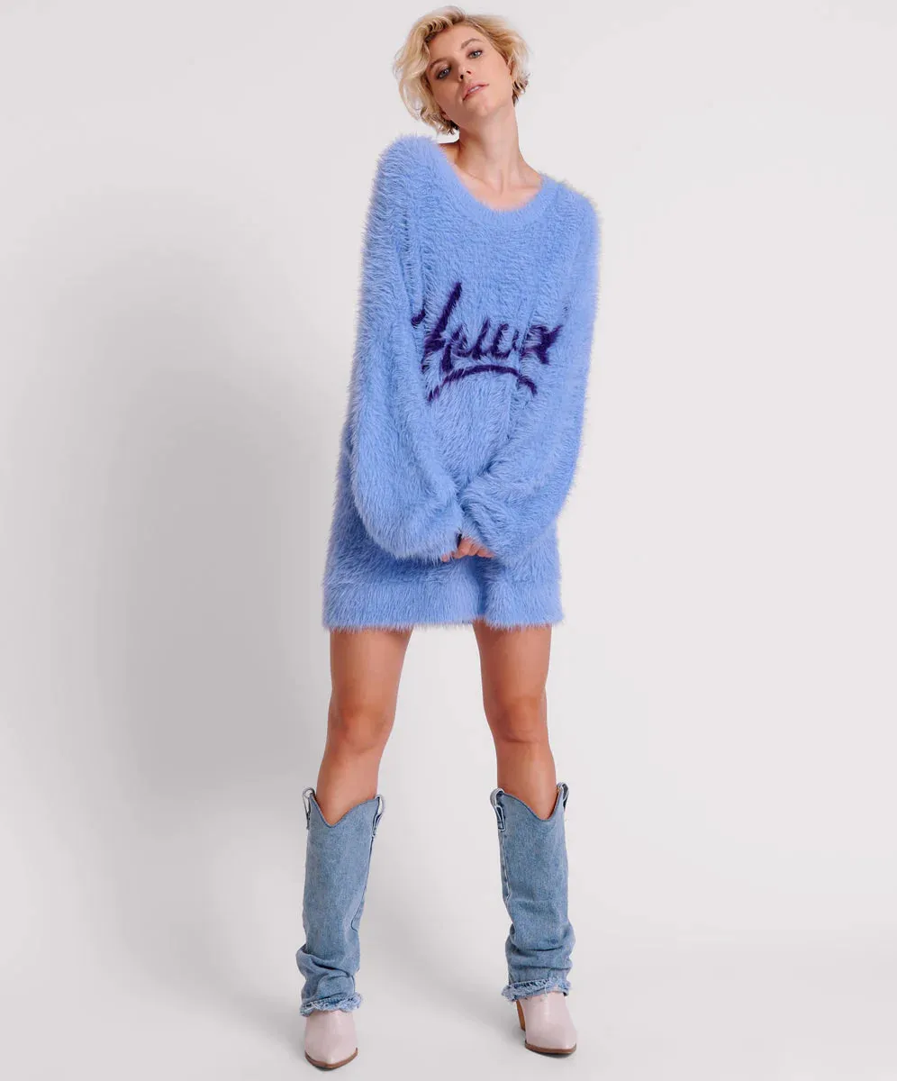 One Teaspoon Fluffy Cornflower Howdy Sweater - FINAL SALE