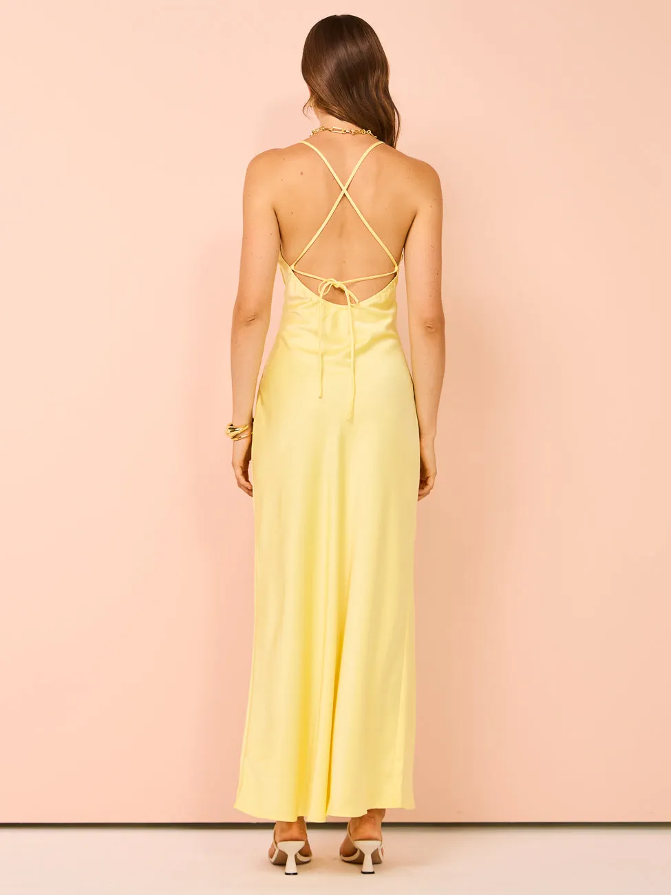 Ownley Carmen Maxi Dress in Butter