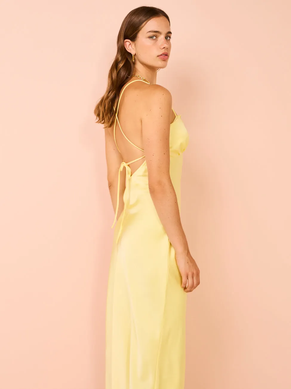 Ownley Carmen Maxi Dress in Butter