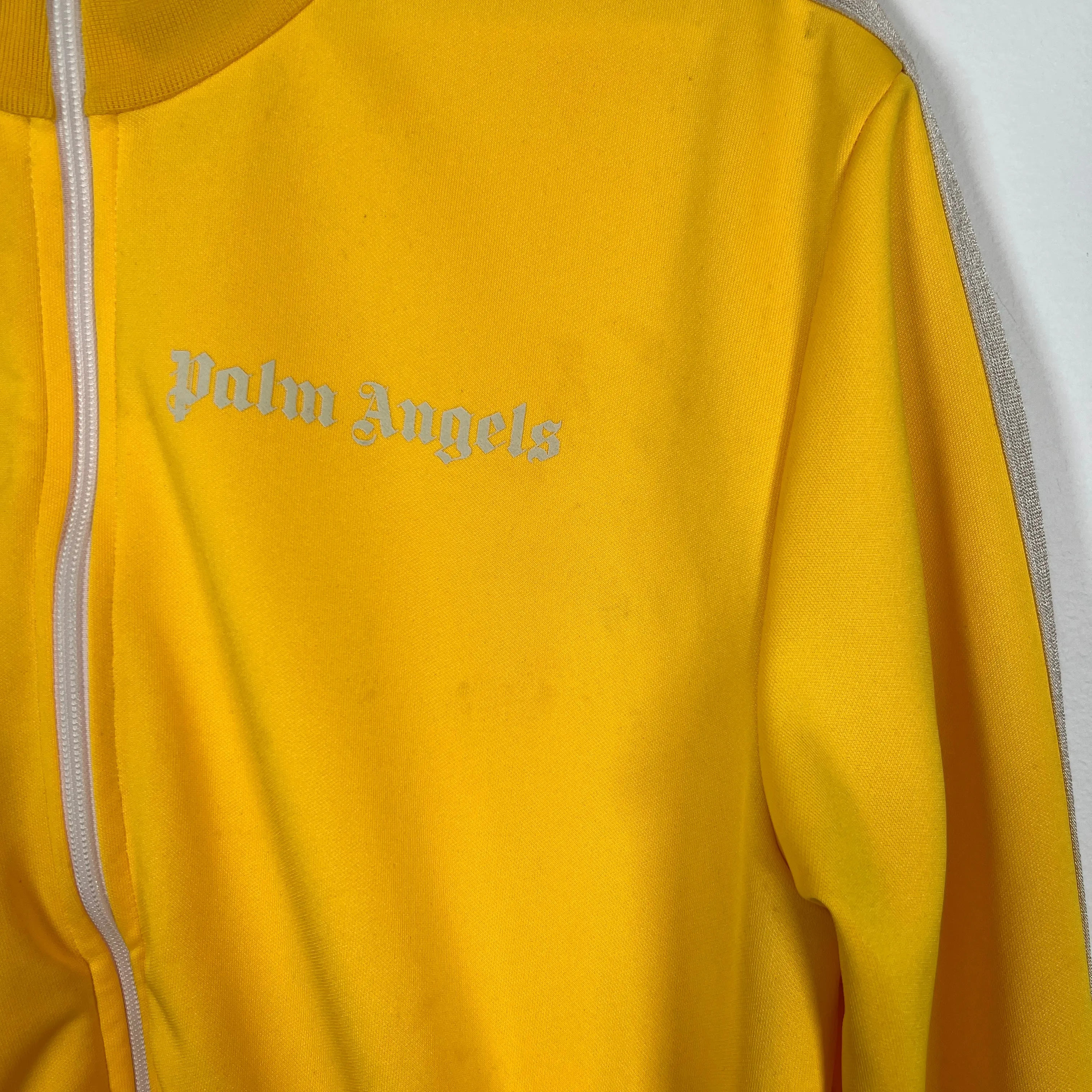 Palm Angels Yellow Track Jacket Sz L
