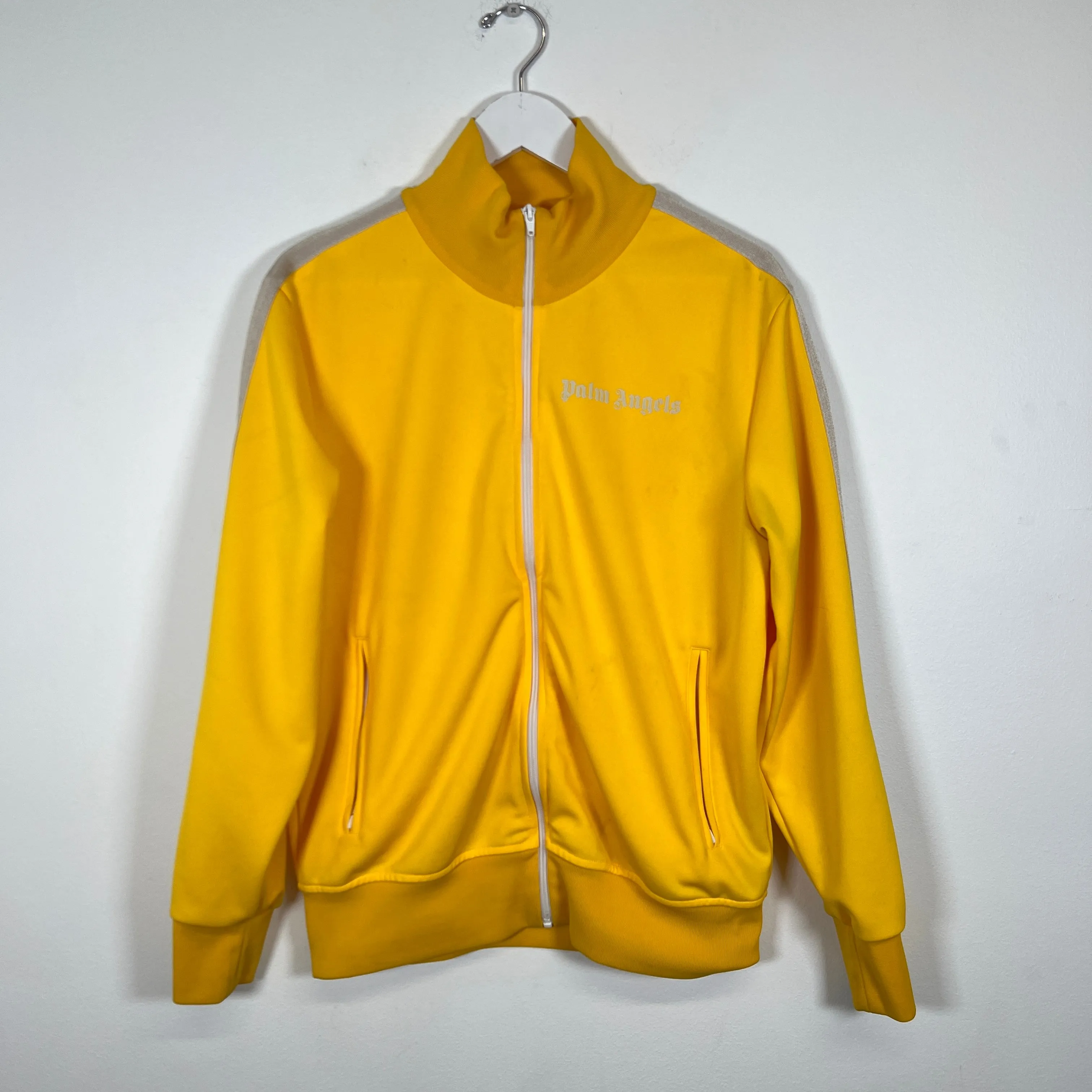 Palm Angels Yellow Track Jacket Sz L