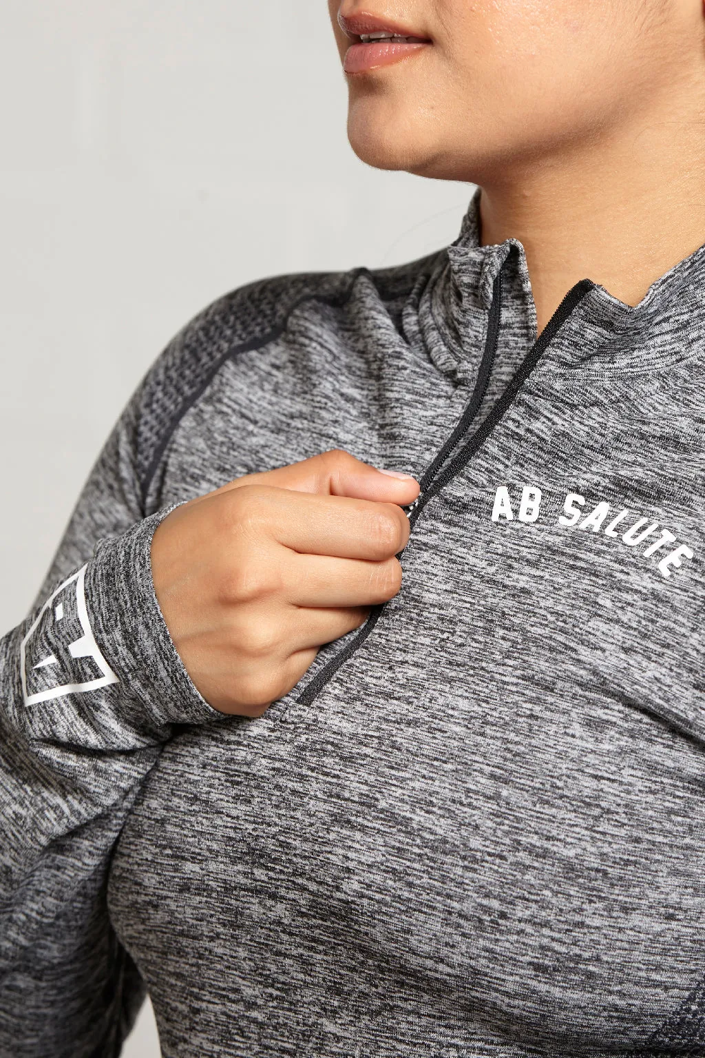 Performance Quarter Zip - Dark Grey