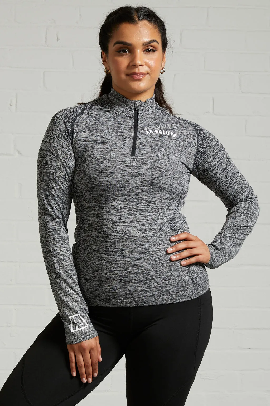 Performance Quarter Zip - Dark Grey