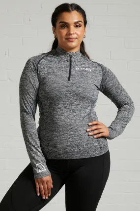 Performance Quarter Zip - Dark Grey