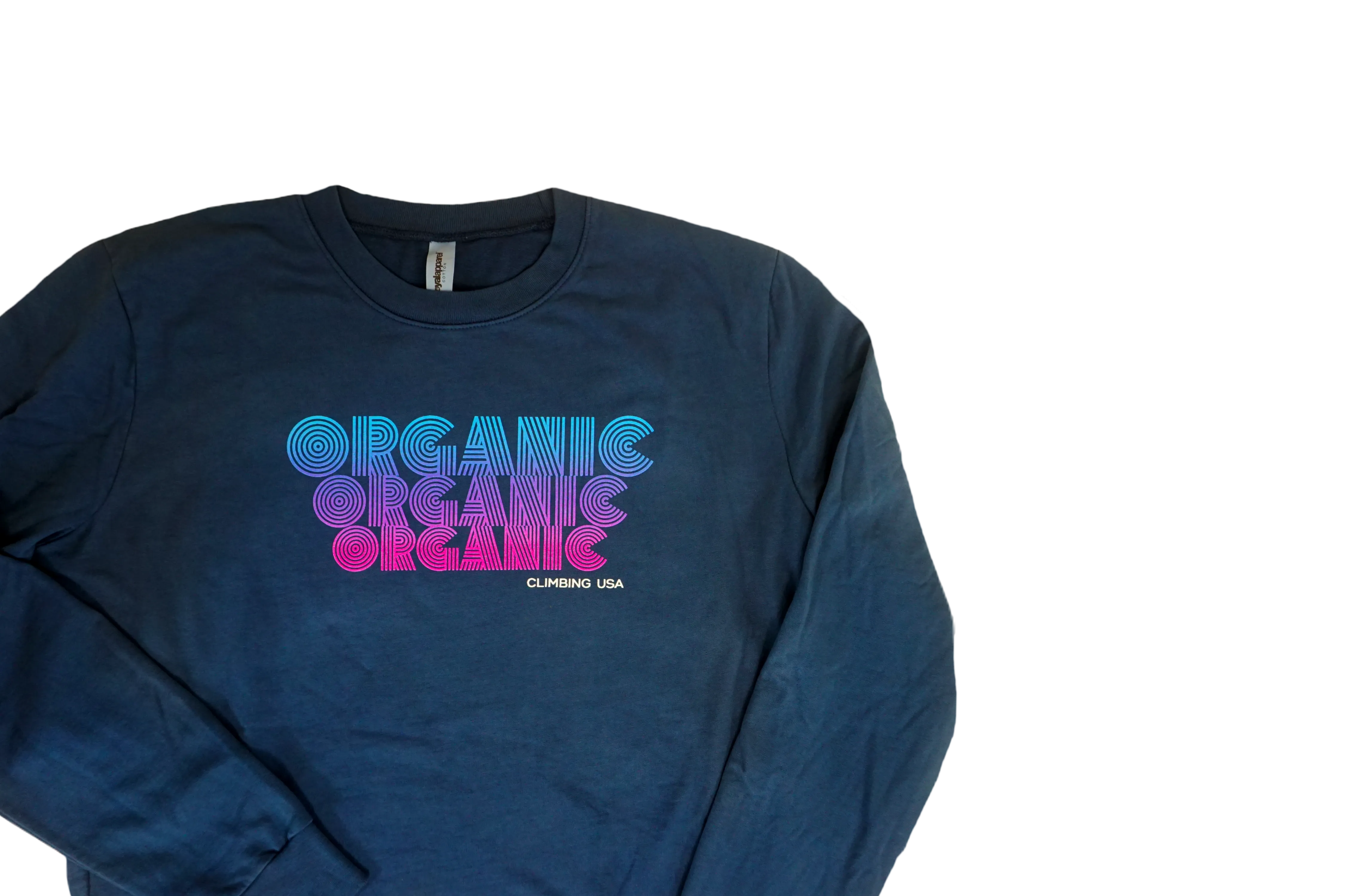 Pigment Dyed Roller Print Crew Sweatshirt