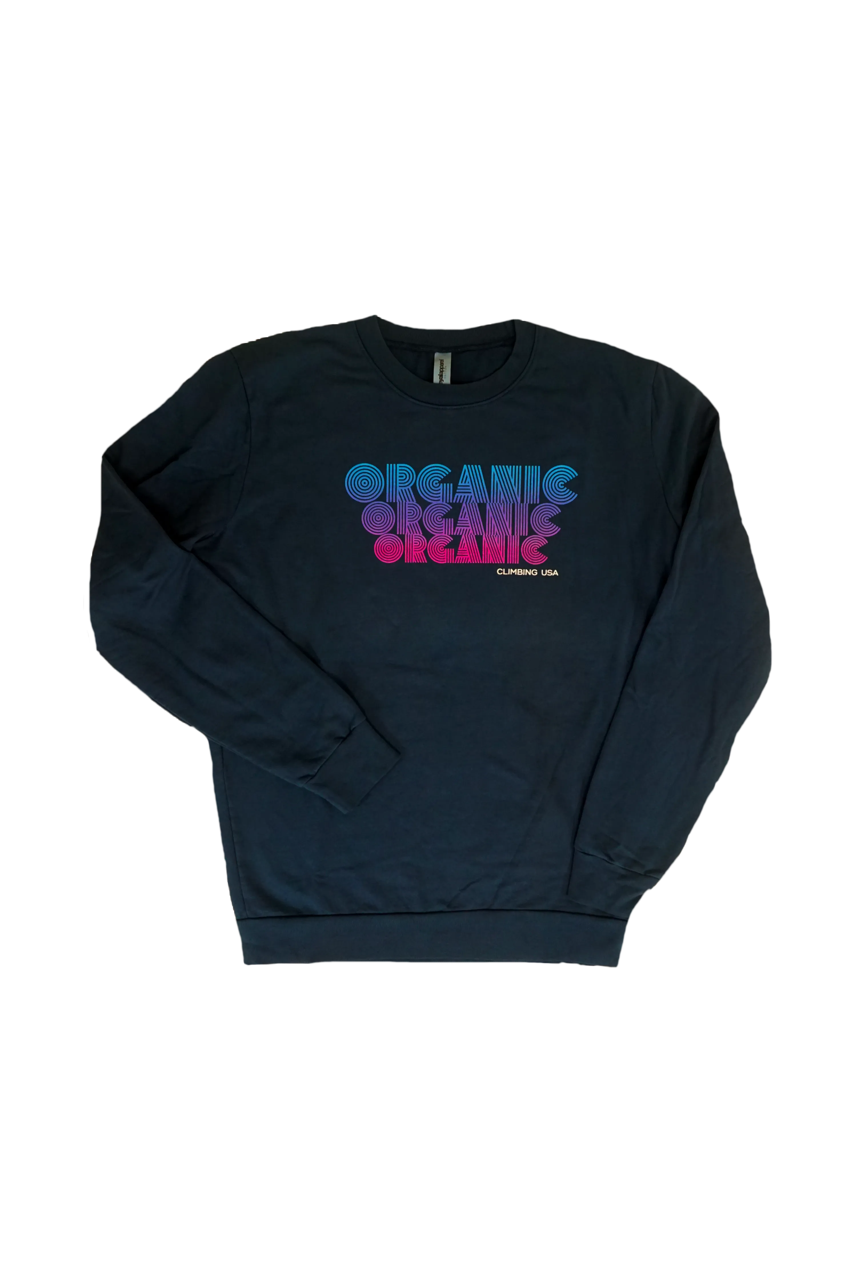 Pigment Dyed Roller Print Crew Sweatshirt