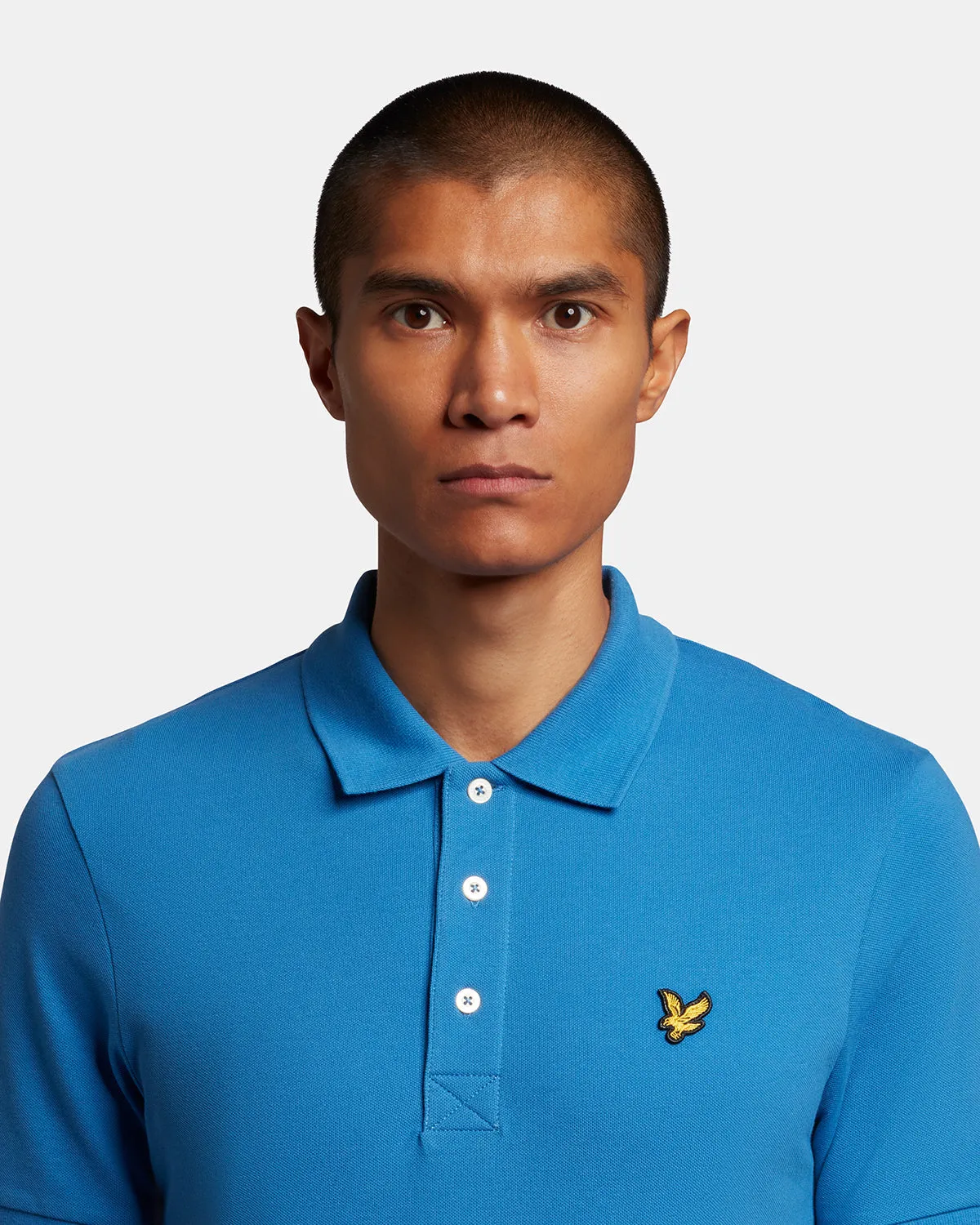 Plain Polo Shirt - Spring Blue