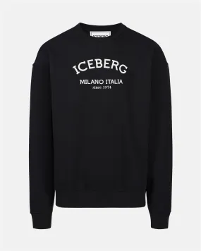 Print Logo 5C Sweatshirt (Black) - I24E05D63179000
