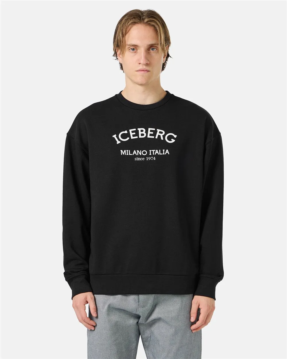 Print Logo 5C Sweatshirt (Black) - I24E05D63179000