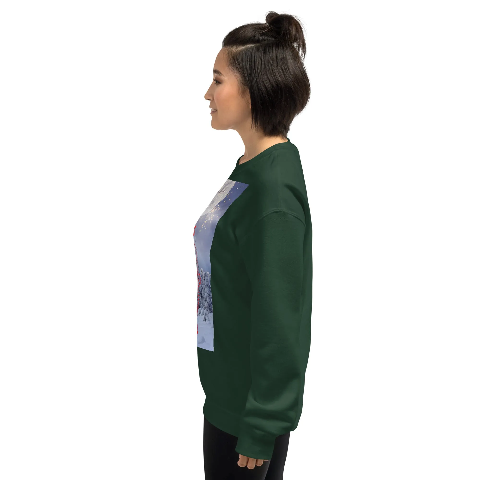 Santa's Little Helper Christmas Sweatshirt (Glamourange Christmas Sweatshirt Womens)