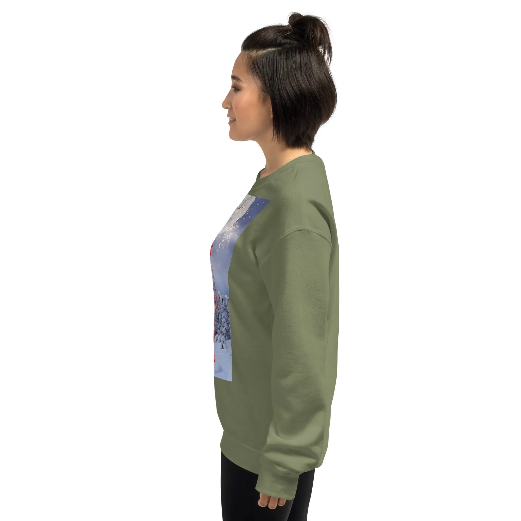 Santa's Little Helper Christmas Sweatshirt (Glamourange Christmas Sweatshirt Womens)