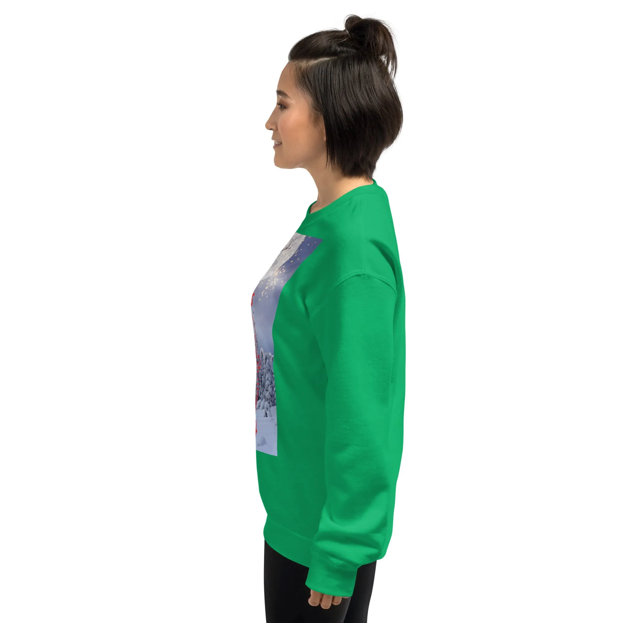 Santa's Little Helper Christmas Sweatshirt (Glamourange Christmas Sweatshirt Womens)