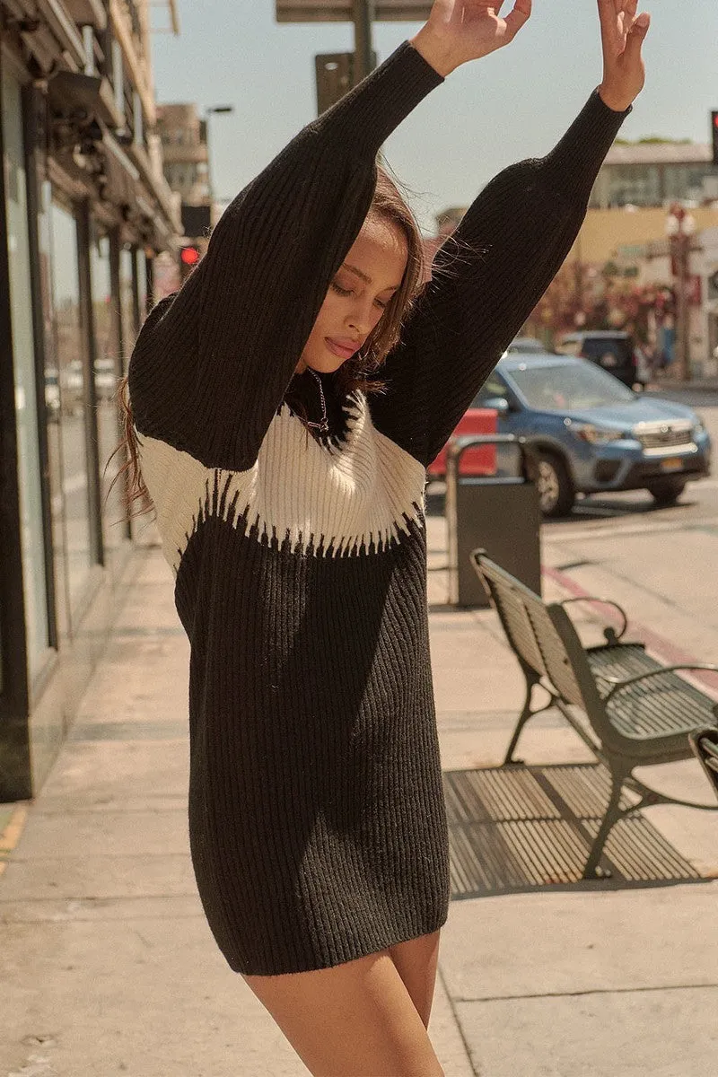Sarah Knit Sweater Mini Dress