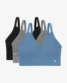 Seamless Chain Link Bra 3-Pack