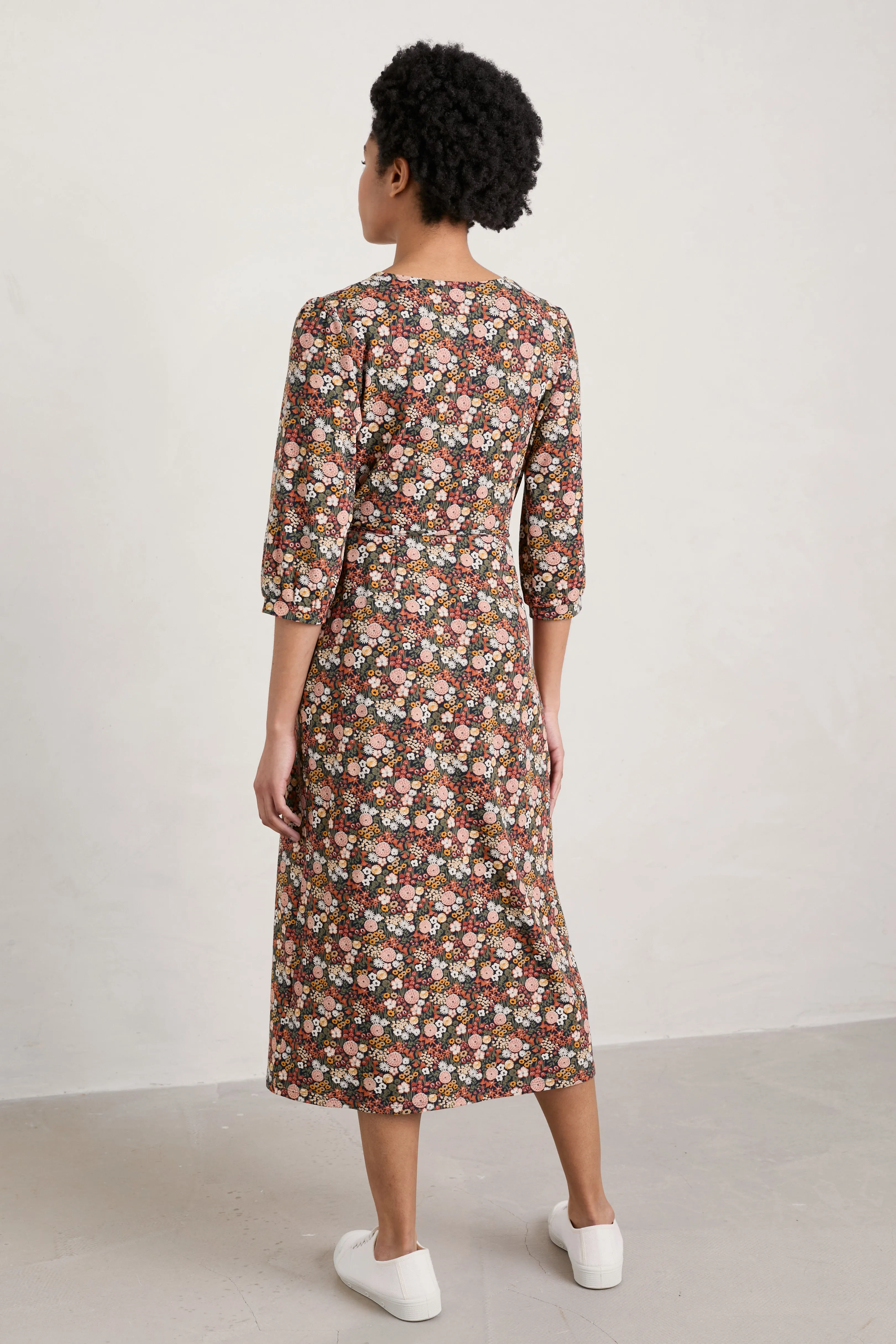Seasalt Sowena Dress - Companion Border Terracotta