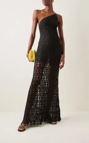 Shan One-shoulder lace dress