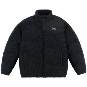 Sherpa Puffer Jacket - Navy