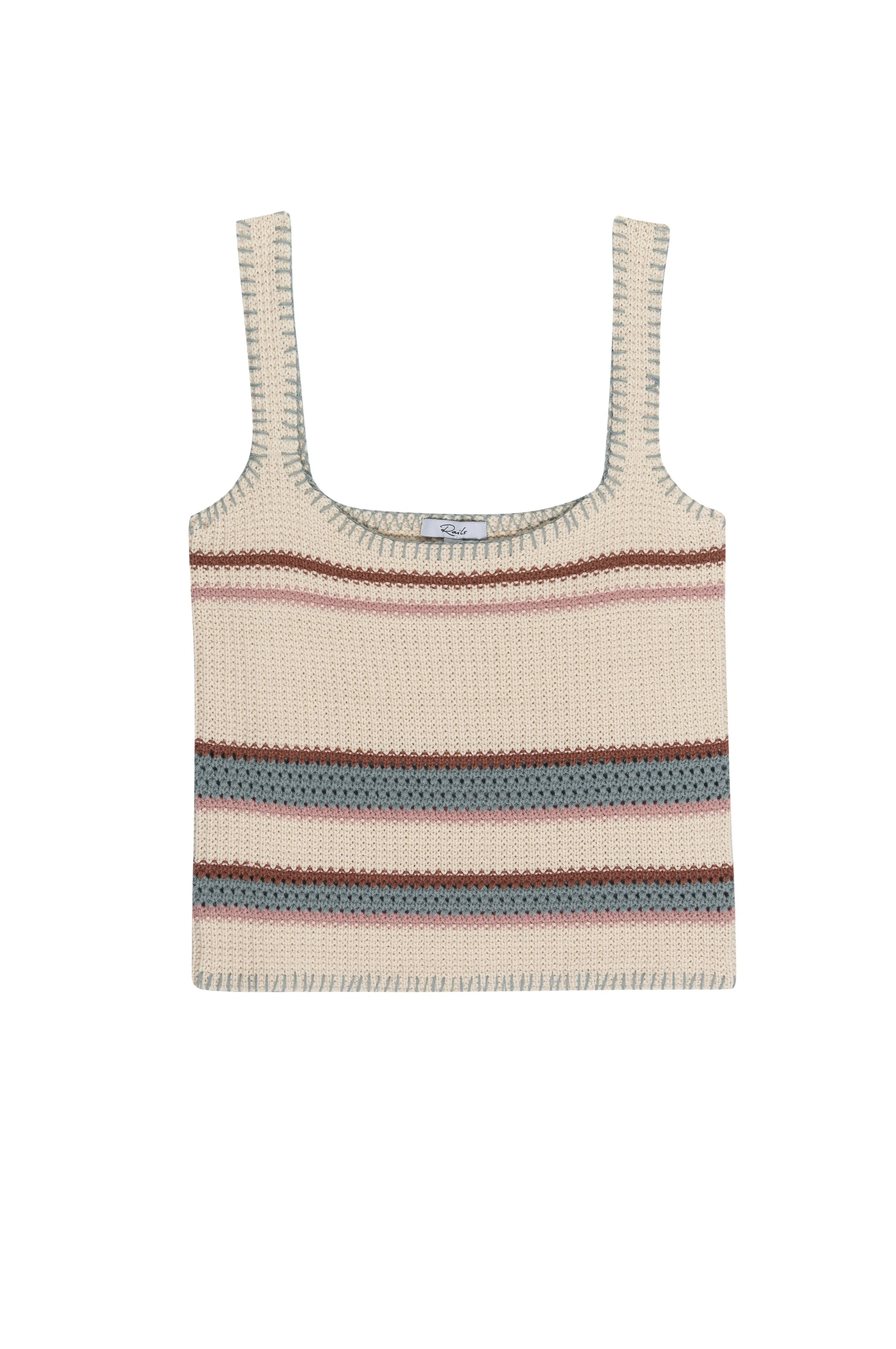 Sienna Cream Rainbow Multi - size S
