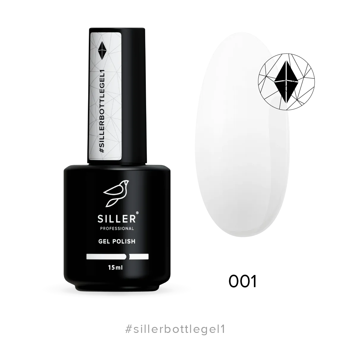 Siller Bottle Gel #1 - White