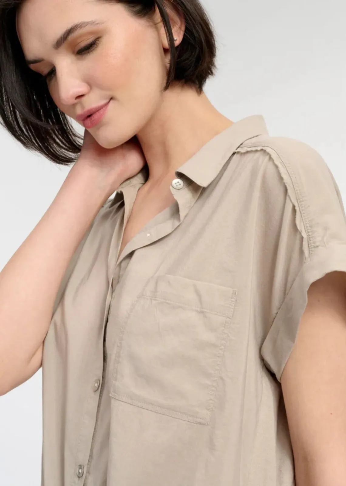 Splendid Paige Shirt - Fawn