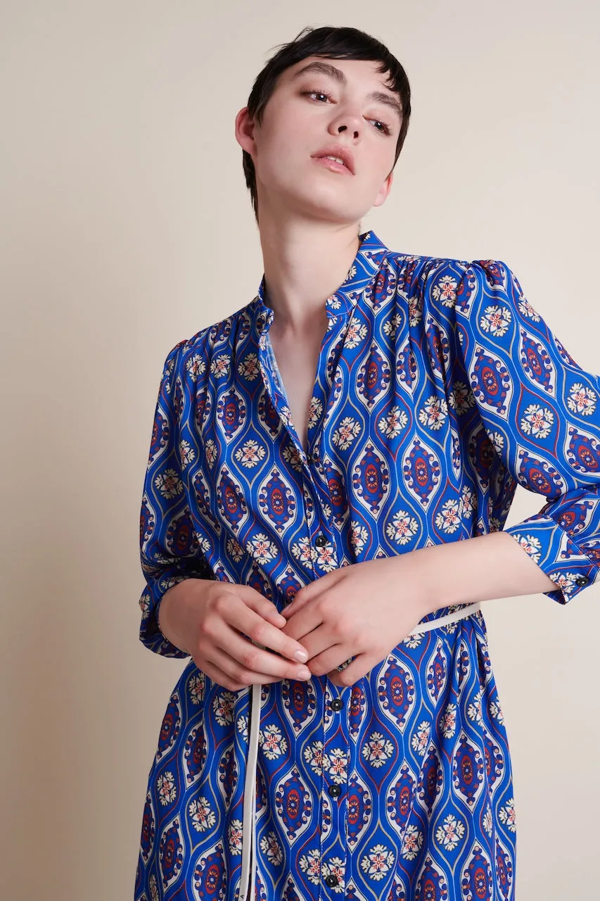 Steffi Dress Long | Blue