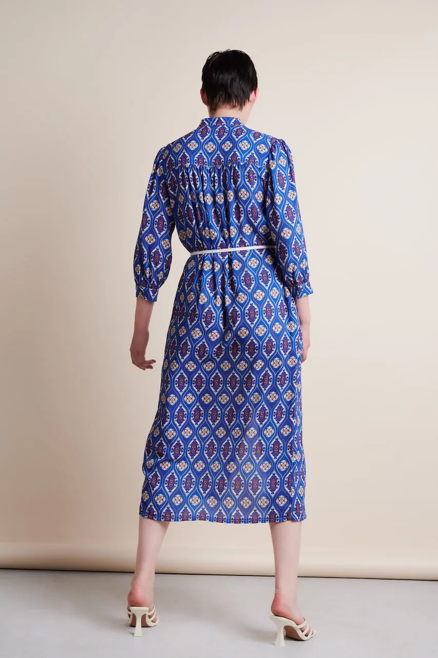 Steffi Dress Long | Blue